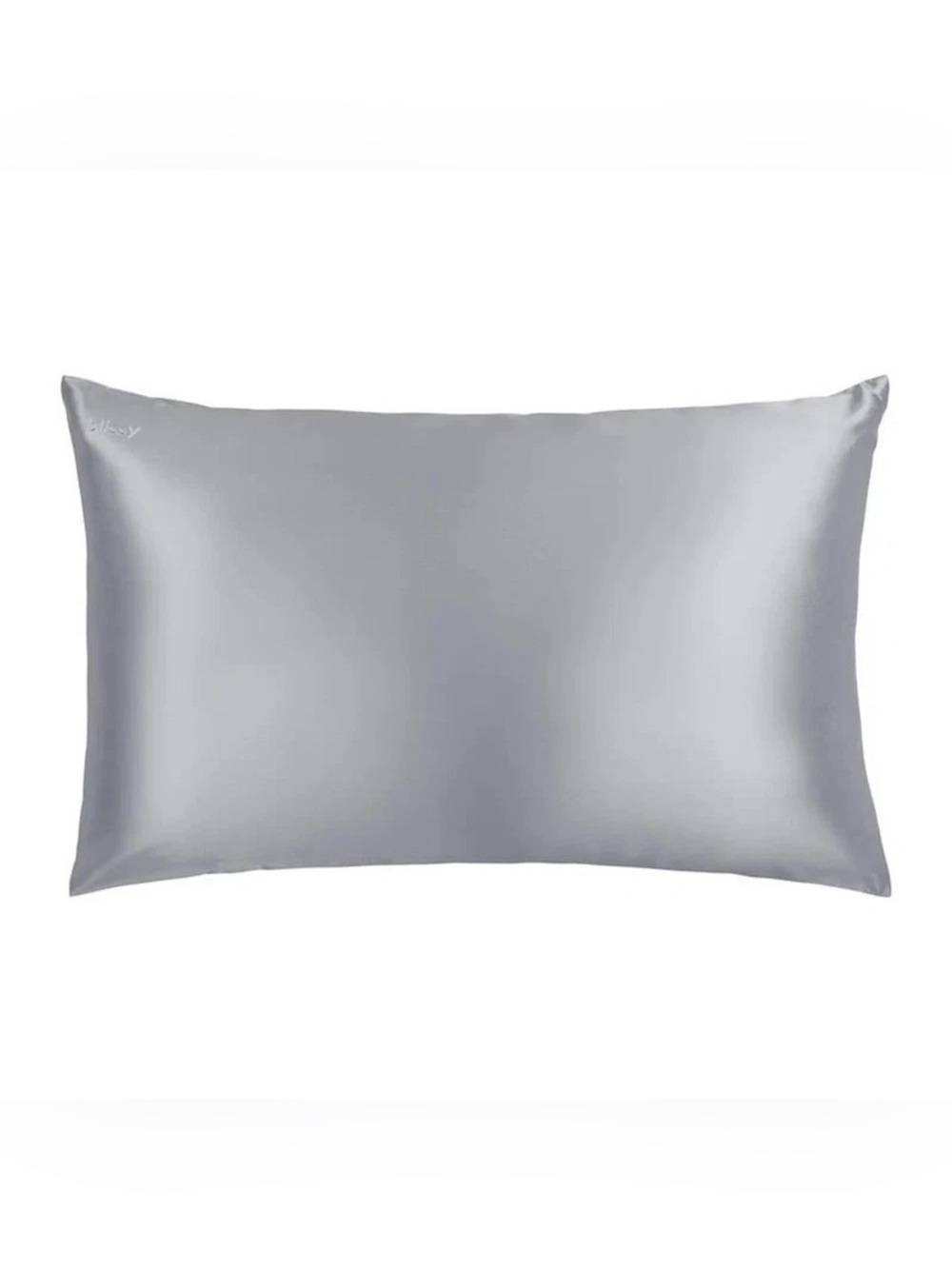 Blissy King Size 100% Pure Highest Grade Mulberry Silk Pillowcase in Silver